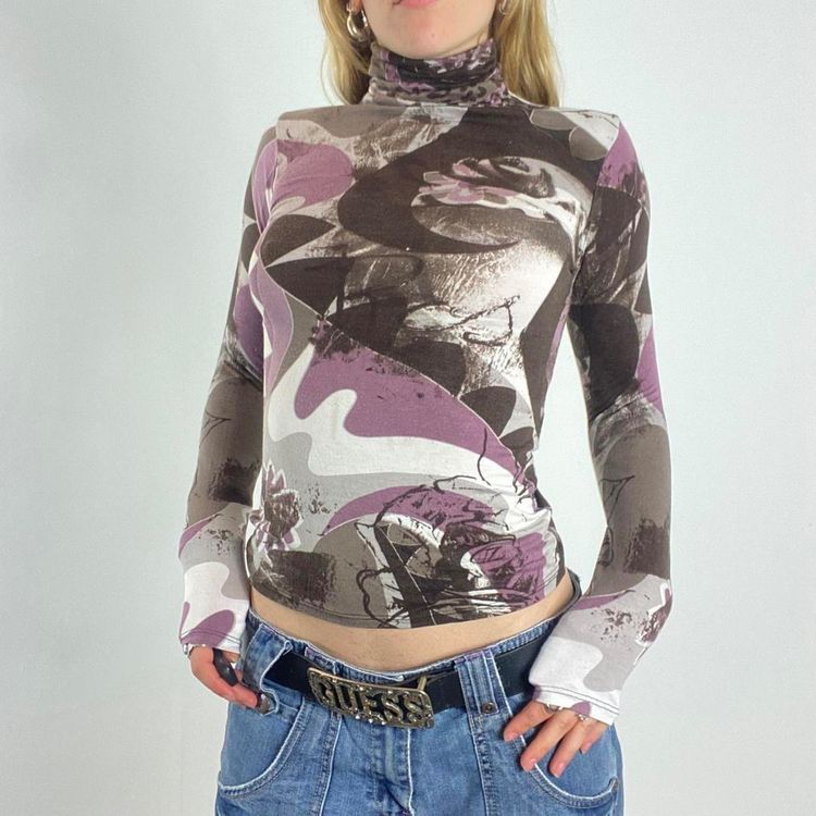 long sleeve turtleneck top image 5