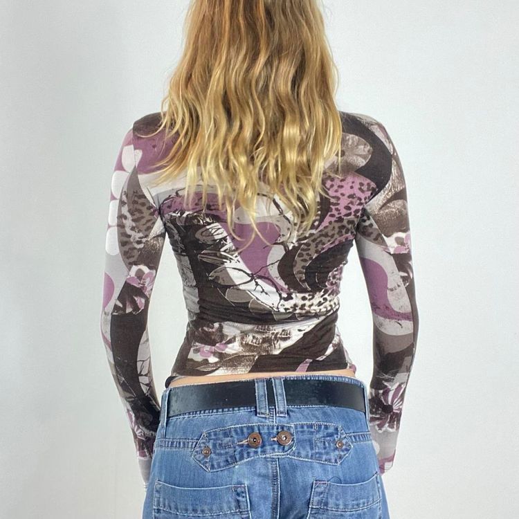long sleeve turtleneck top image 3