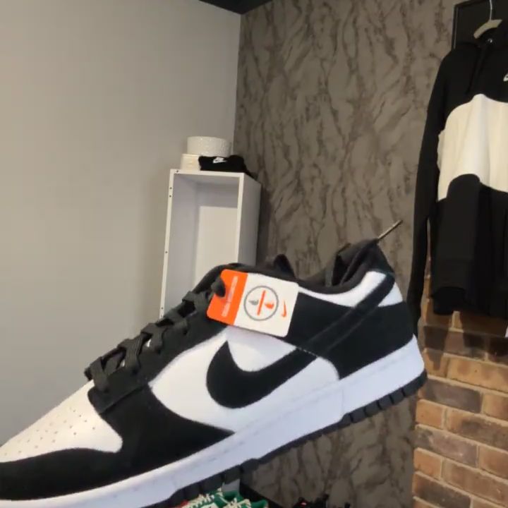 Nike Black and White Dunk Lows product image