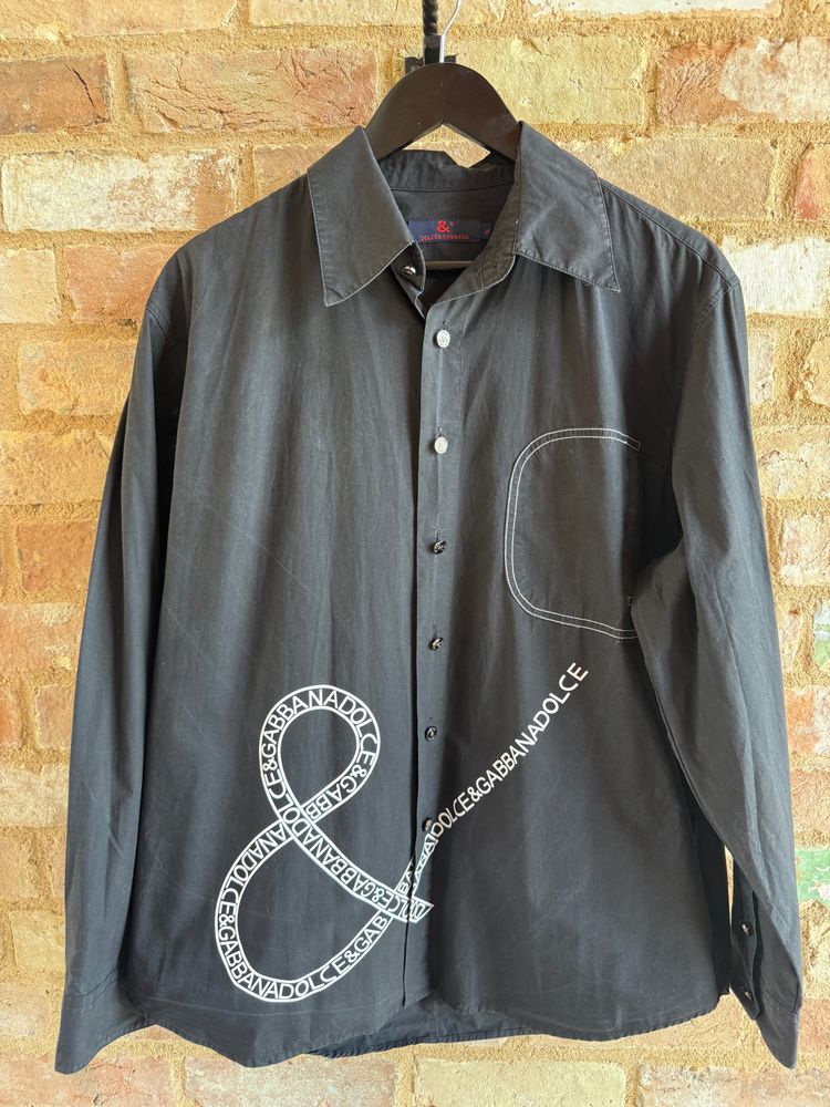 Dolce & Gabbana Black Long Sleeve Shirt XL