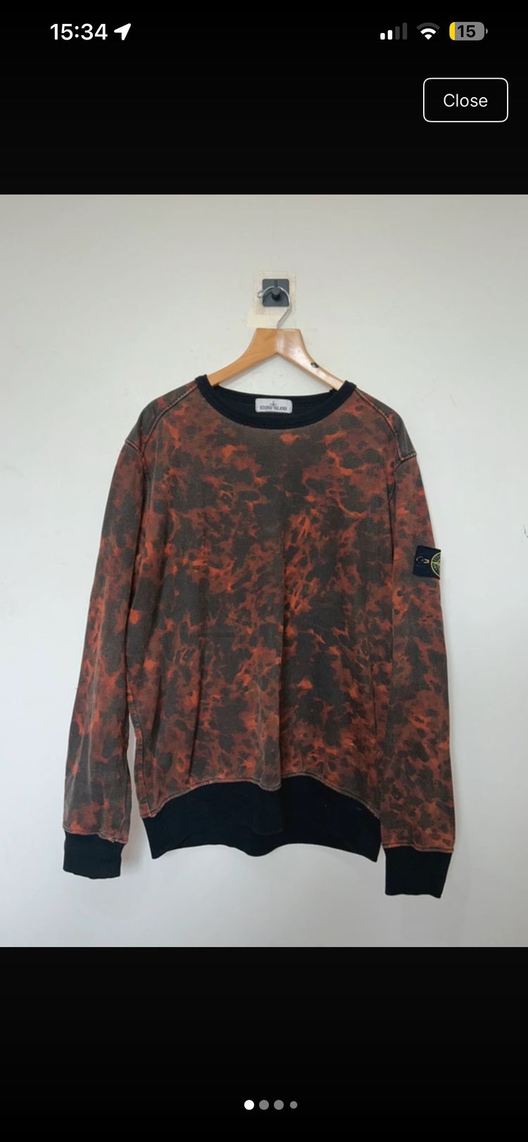 Stone Island Tortosie Shell Camo Sweatshirt 