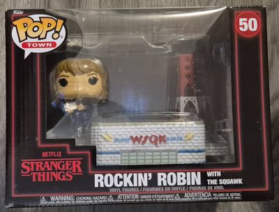 Funko Pop Town Stranger Things Rockin' Robin With The Squawk Vinyl Figures