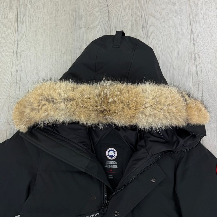 Immagine di Canada Goose Men’s Black Carson Parka Jacket With Fur - Small Fusion 6