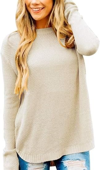 Cream Knit Sweater image 2