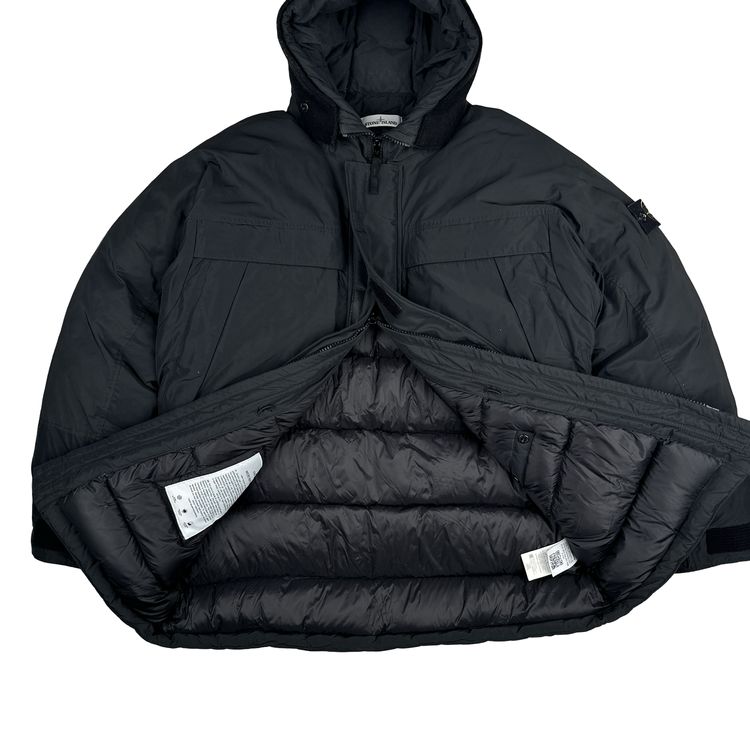 Stone Island 2020 Black Down Filled Micro Reps Jacket - Large image 9
