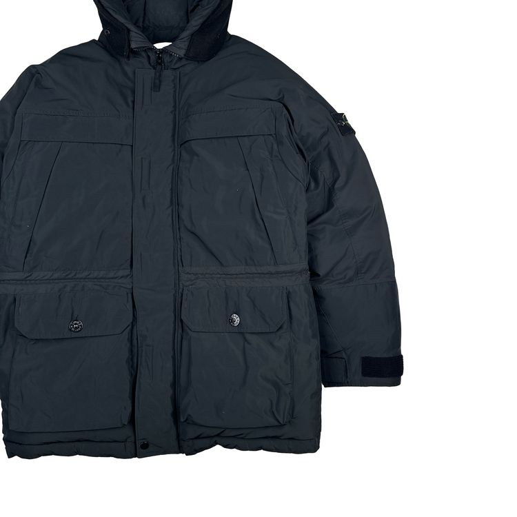 Stone Island 2020 Black Down Filled Micro Reps Jacket - Large image 10