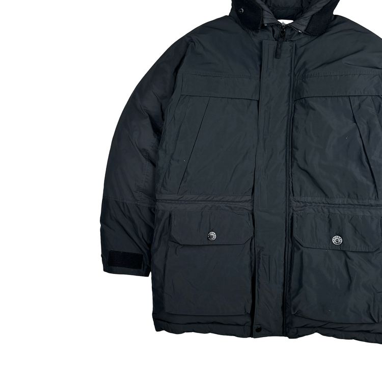 Stone Island 2020 Black Down Filled Micro Reps Jacket - Large image 2