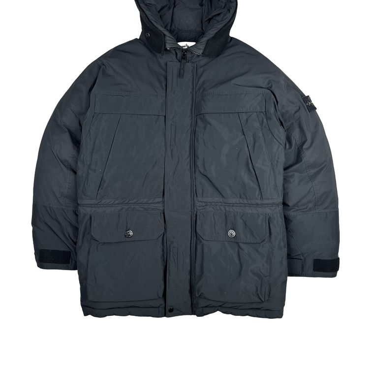 Stone Island 2020 Black Down Filled Micro Reps Jacket - Large image 8