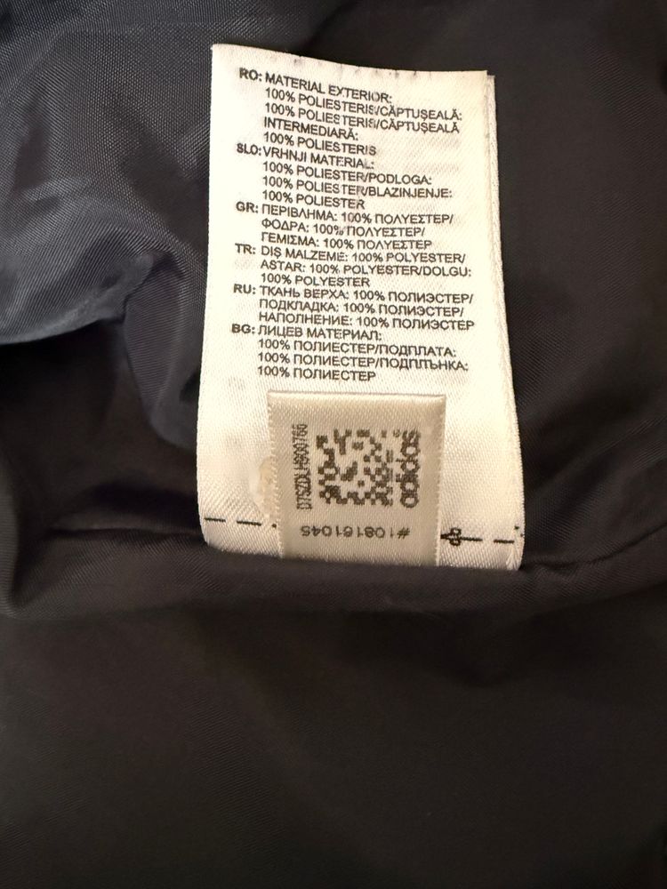 Adidas Grey Puffer Jacket With Hood image 6