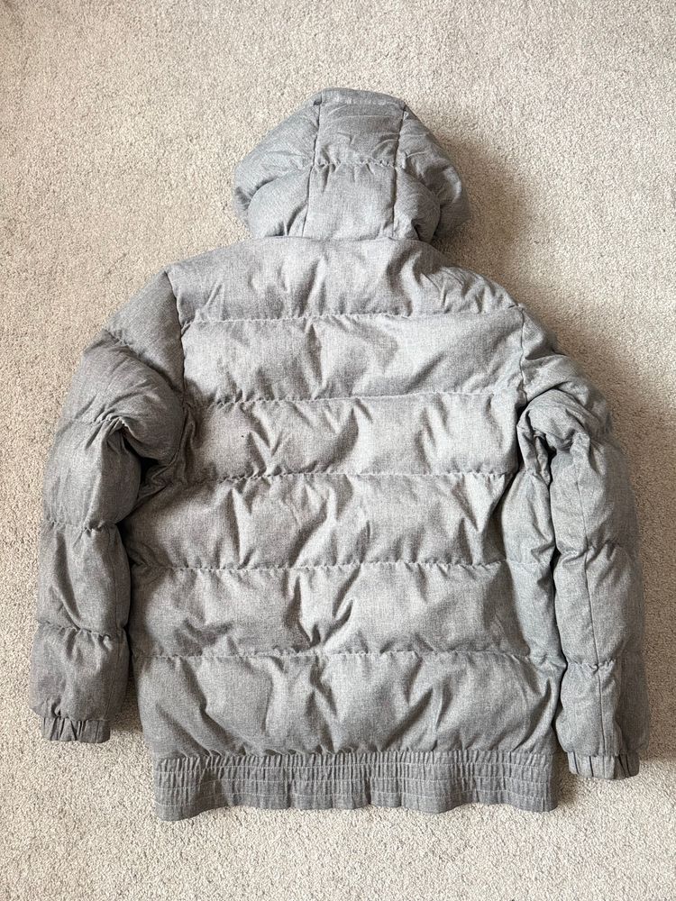 Adidas Grey Puffer Jacket With Hood image 8