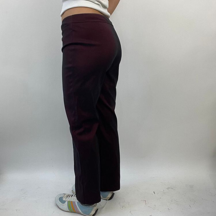 FUTURECORE DROP | small red old label new look metallic suit trousers image 3