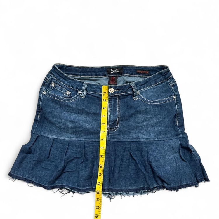 Earl Denim Skirt With Embellished Back Pockets 6