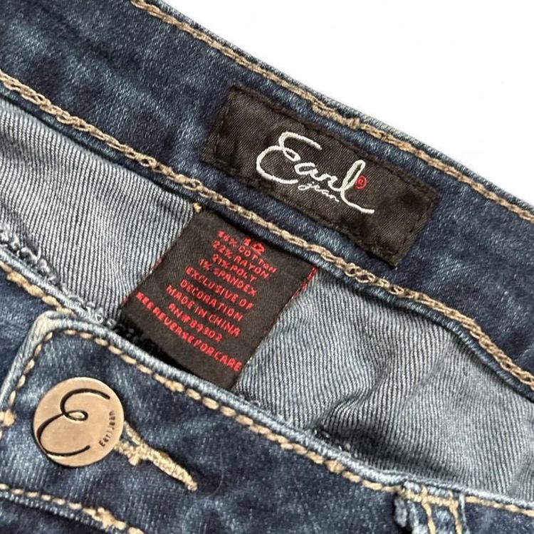 Earl Denim Skirt With Embellished Back Pockets 7