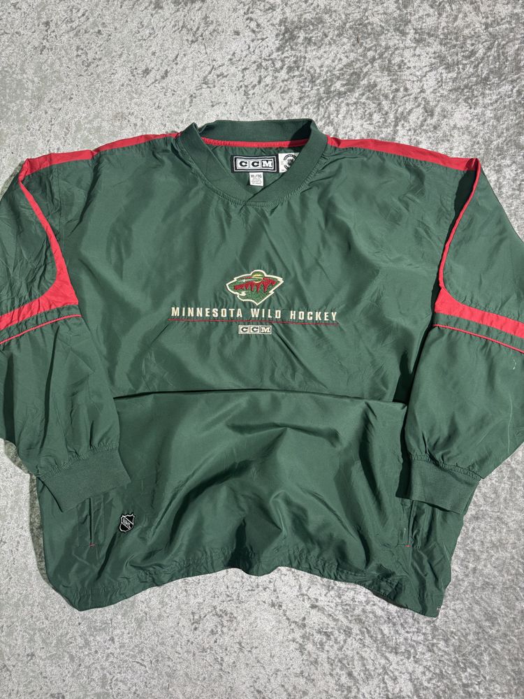 NHL Minnesota Wild Hockey Pullover Jacket imagen 1