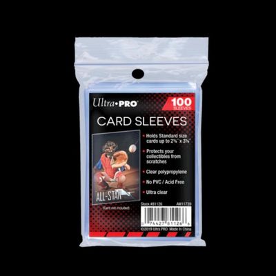 100 FUNDAS Ultra Pro Card Sleeves