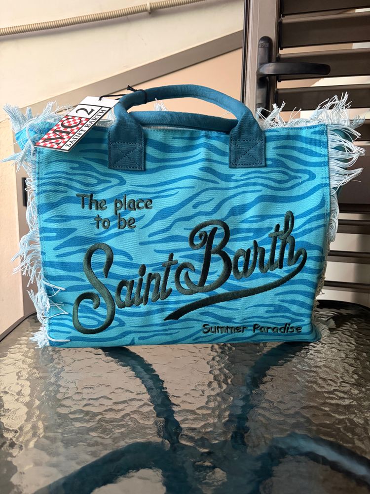 Mc2 Saint Barth Blue Tote Bag imagen 1
