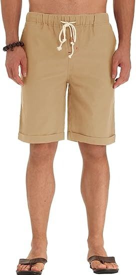 Other Beige Cotton Linen Shorts product image