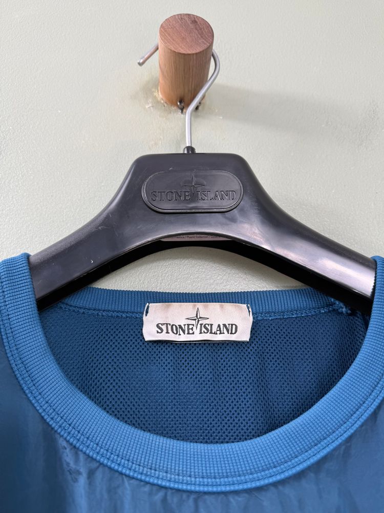 Stone Island Blue Nylon Metal Jumper image 2