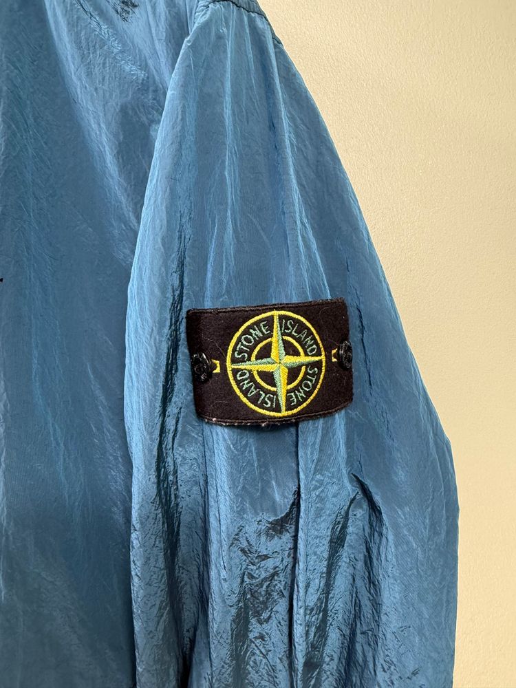 Stone Island Blue Nylon Metal Jumper image 6