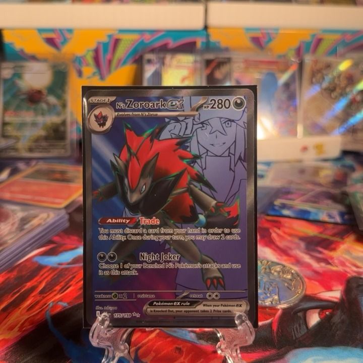 Pokemon pokemon JTG N's zoroark ex full art mint product image