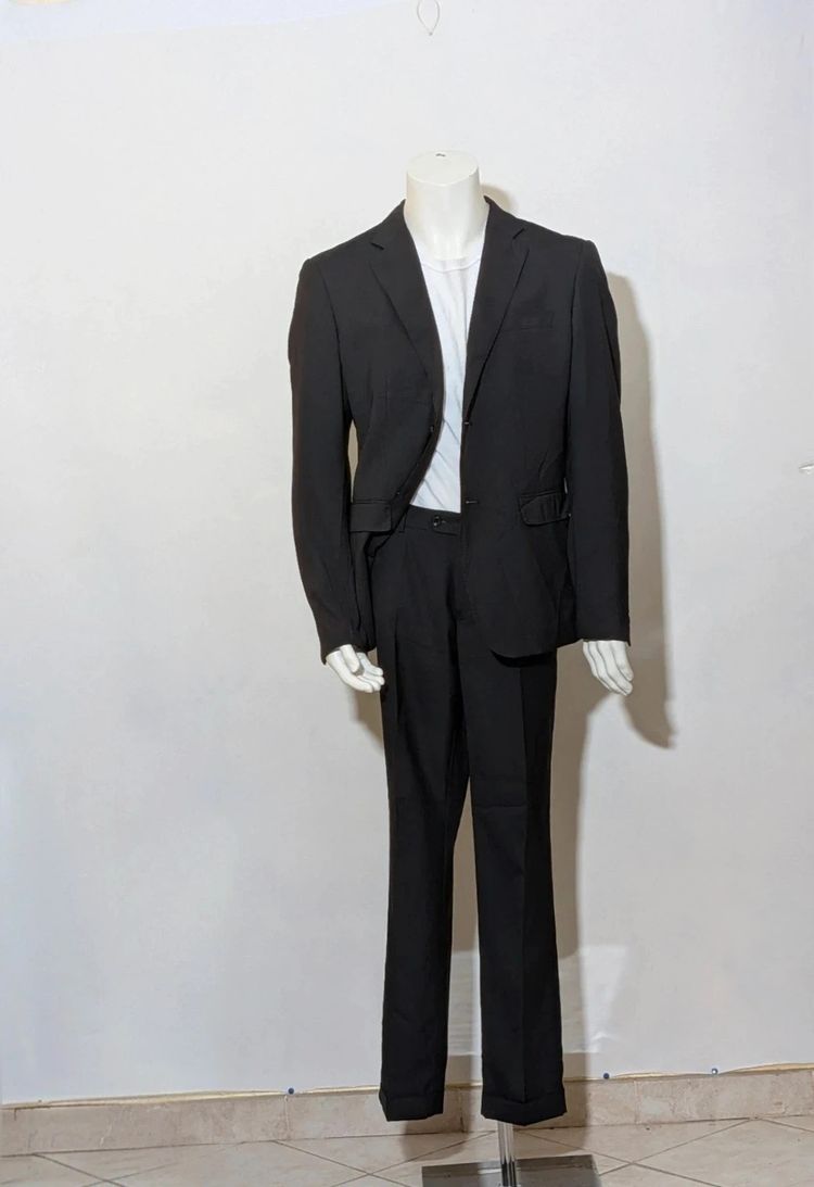 Completo Uomo Nero antracite Radaus giacca E Pantalone Elegante Tg. 54 image 1