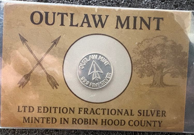 Other Outlaw Mint Fractional Silver Coin product image