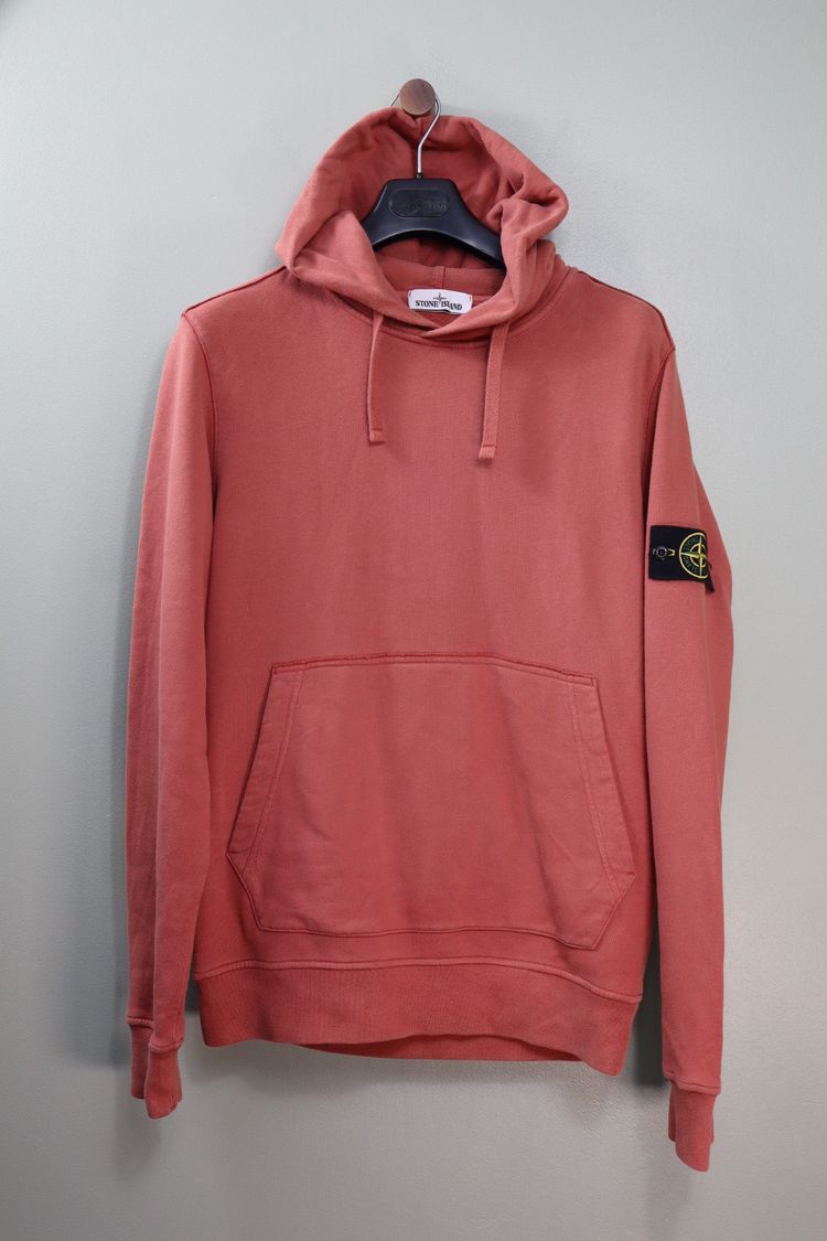 Stone Island Burnt Orange Hoodie imagen 4