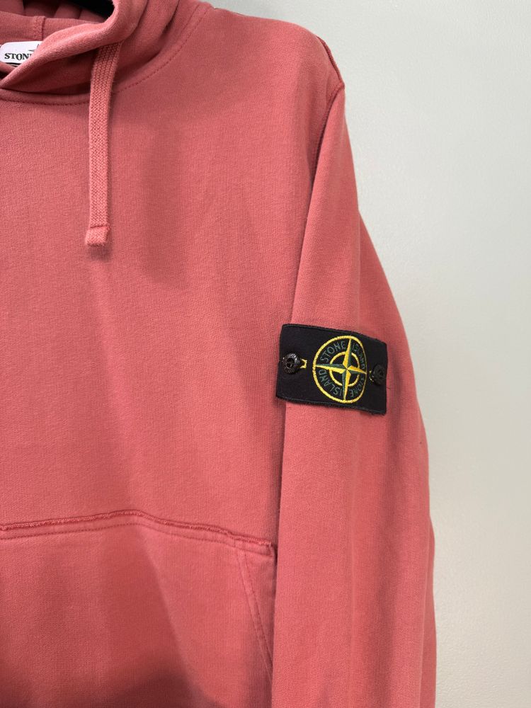 Stone Island Burnt Orange Hoodie imagen 6