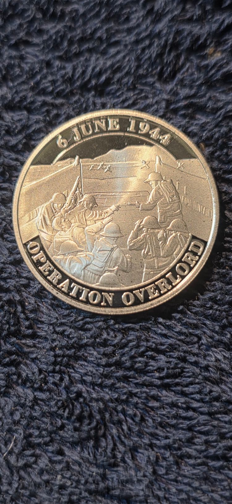 £7). Operation Overlord Commemorative Coin