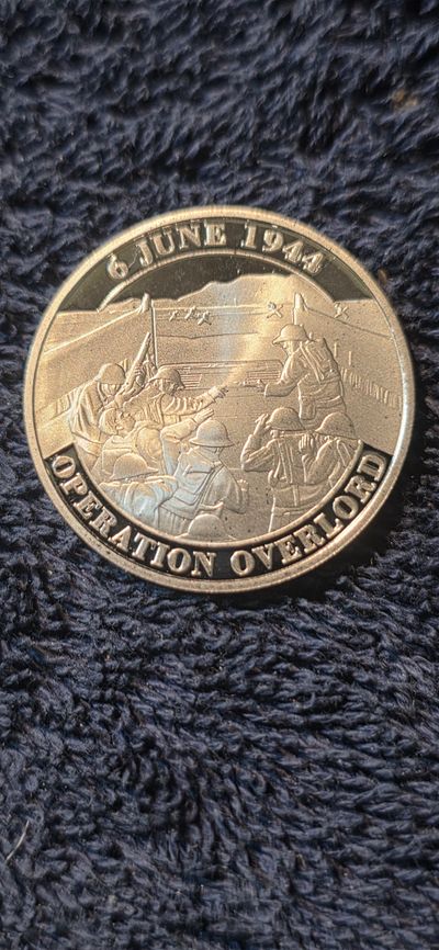 £7). Operation Overlord Commemorative Coin