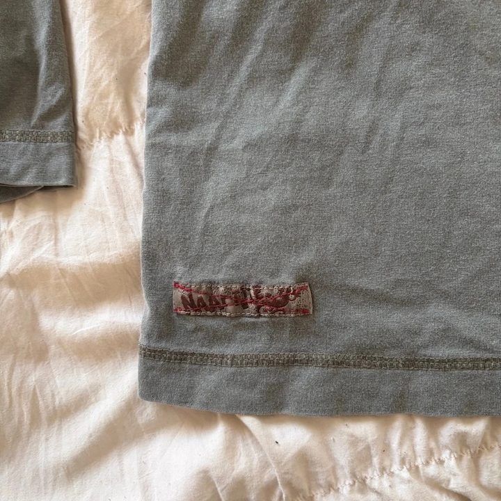 Grey Hooded Long Sleeve Shirt With Snake Design image 3