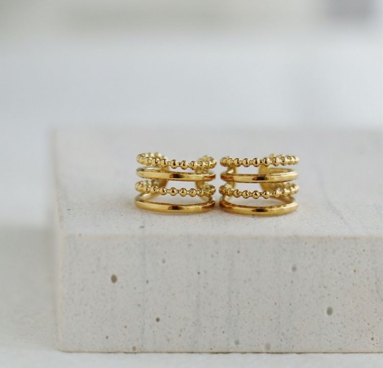Gold Ear Cuffs image 4