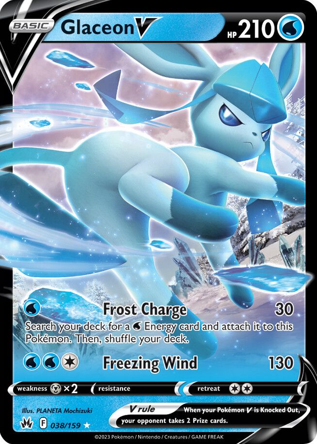Pokémon Glaceon V Crown Zenith  product image