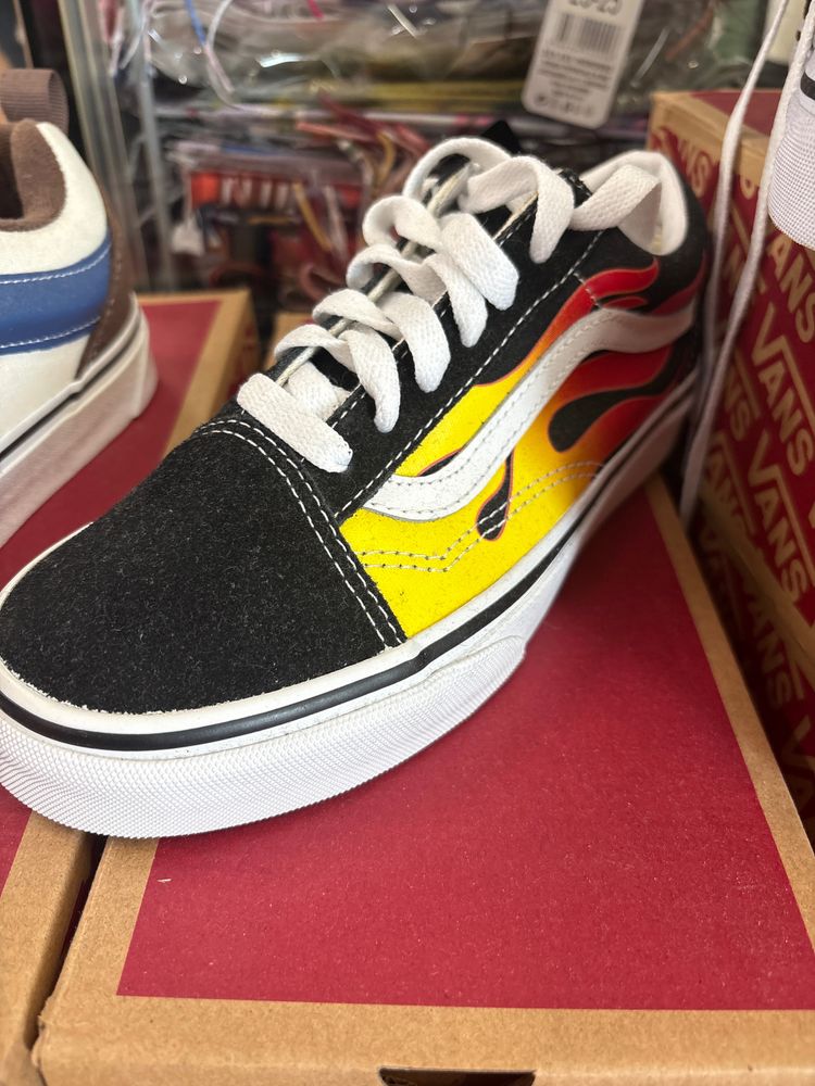 Vans Flame Design Sneakers image 1