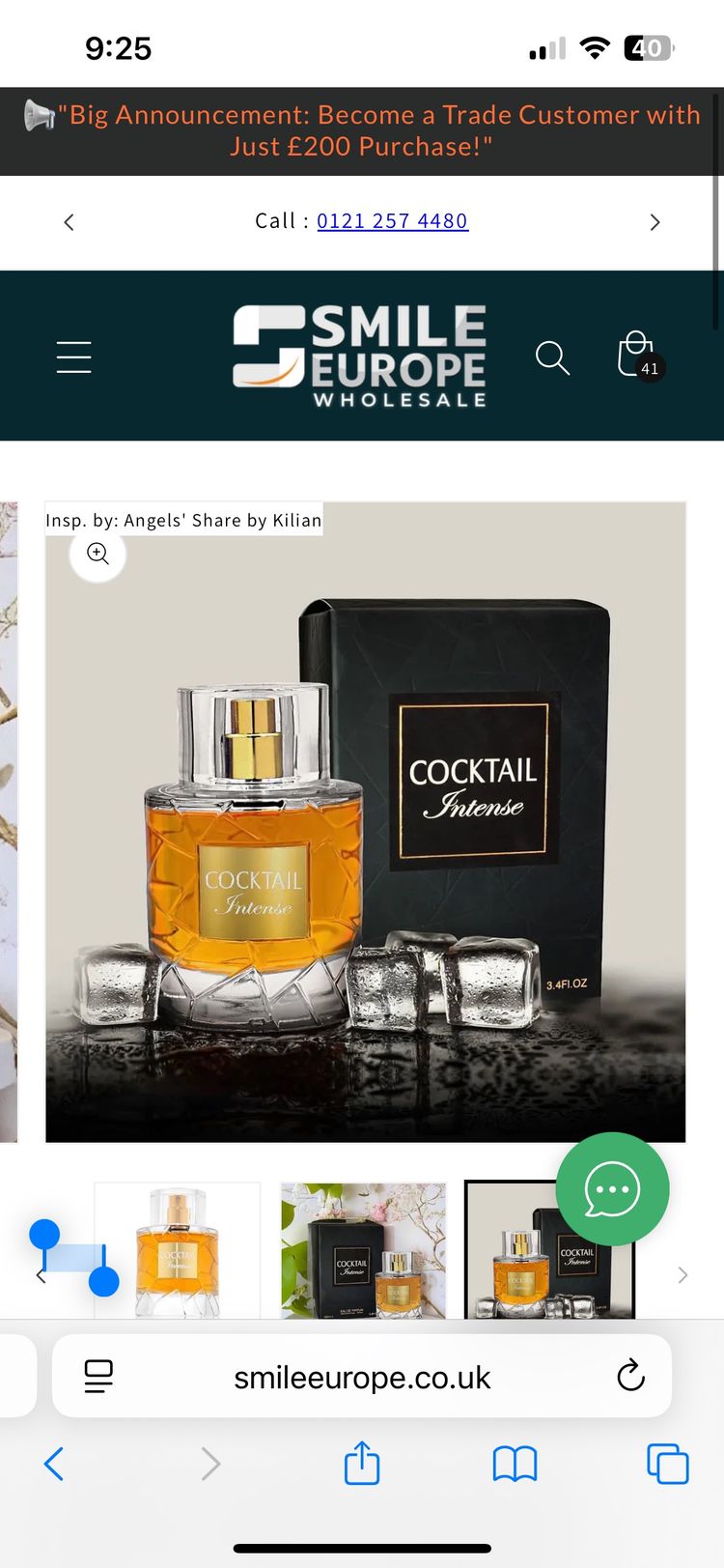 Cocktail Intense perfume 100ml image 1