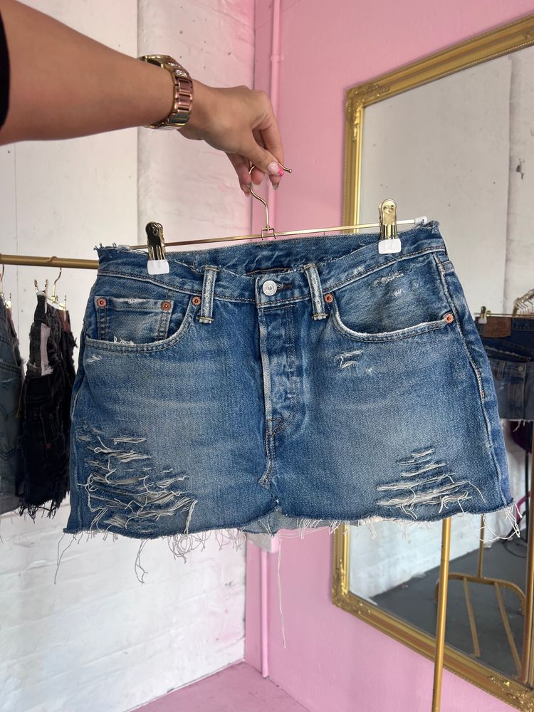 VINTAGE DENIM SKIRT