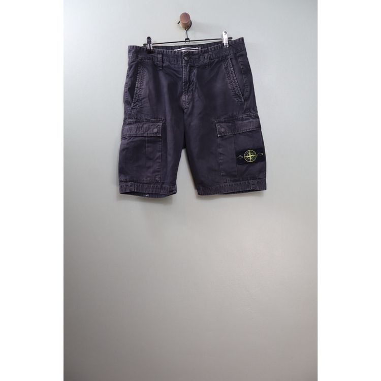 Stone Island Black SL Cargo Shorts image 1