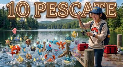 10 PESCATE Pokemon Trading Card Packs And Mystery Packs