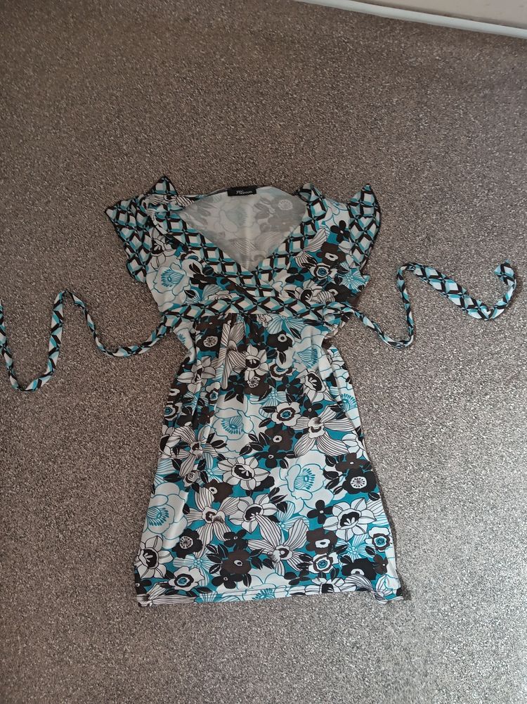 Jane Norman Y2k Jane Norman Floral Wrap Dress product image