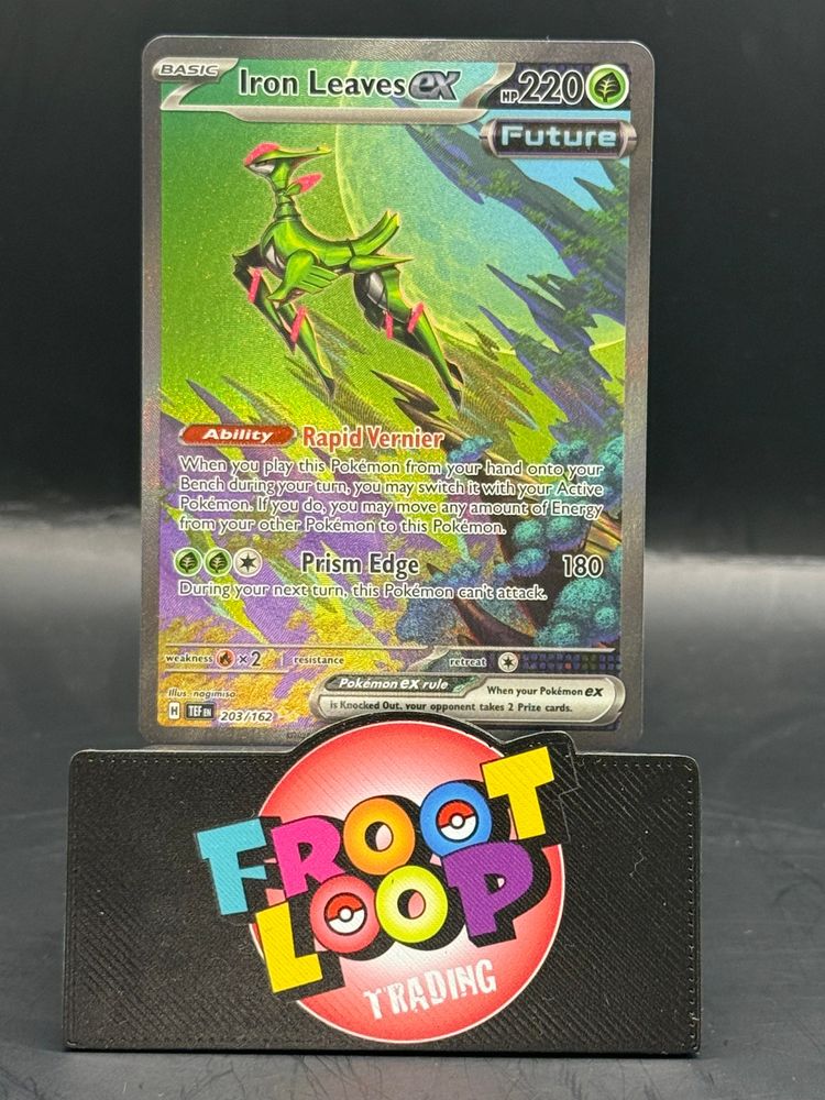 Pokemon Iron Leaves EX 203/162 (N/M) image 1