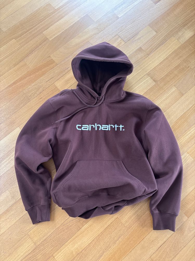 Carhartt Brown Hoodie image 1