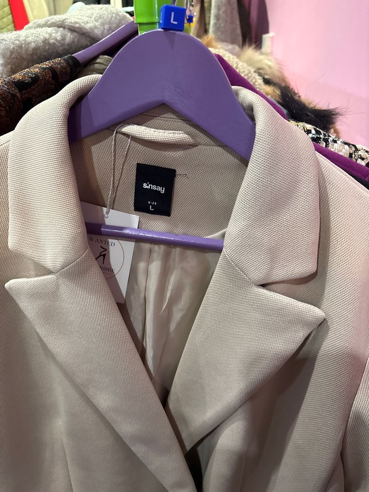 Beige Blazer Jacket image 2