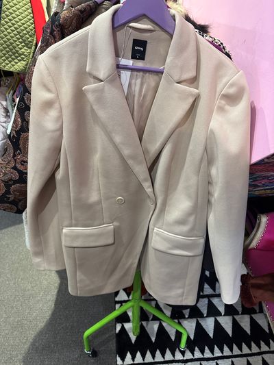 Beige Blazer Jacket