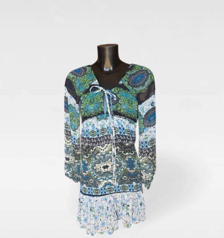 Lipsy Long Sleeve Patterned Dress product image