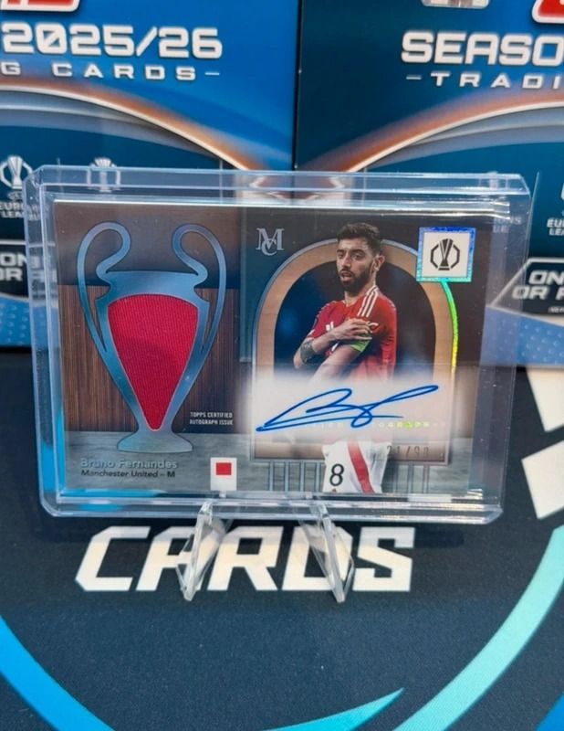 Bruno Fernandes Auto-patch /99 Topps Museum 2024/25