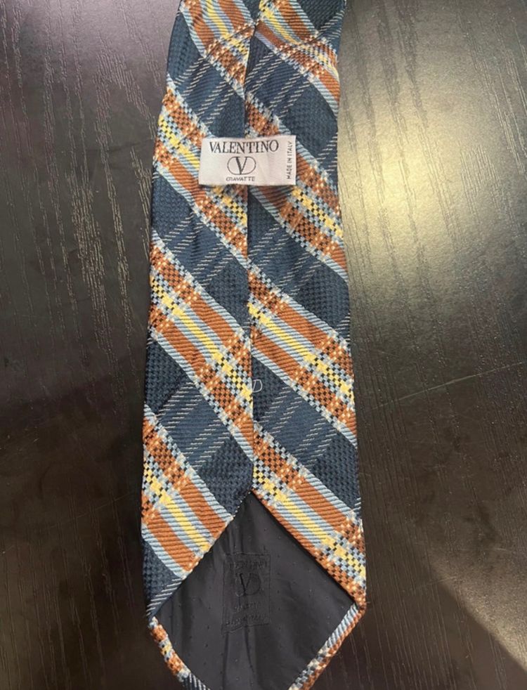 Valentino Plaid Necktie image 2