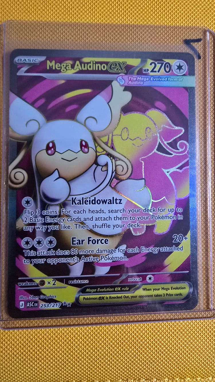 Mega Audino Ex Pokémon Card