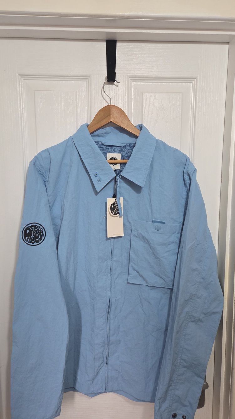 Pretty Green Light Blue Long Sleeve Shirt Mens XL