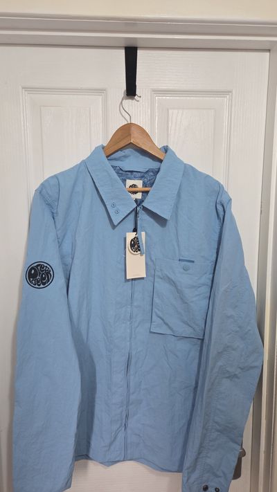 Pretty Green Light Blue Long Sleeve Shirt Mens XL