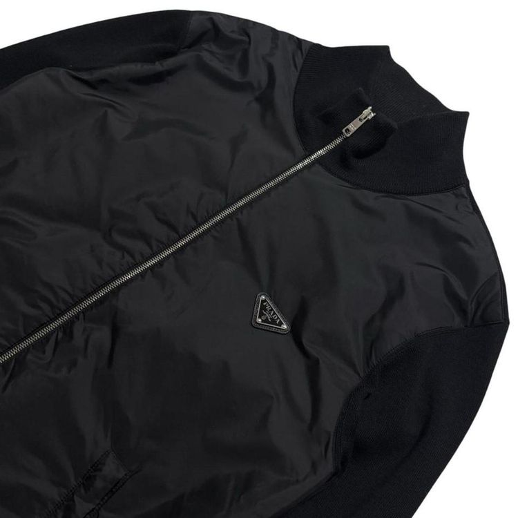 Prada Re-Nylon Wool Zip Up image 3